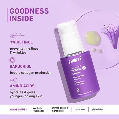 Plum Bakuchiol & Retional 1% Serum Collagen Boost 30 ml - Face Serum