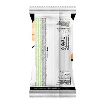Remove Wax Strips 20 Pcs Body Strips - Active Carbon Charcoal - Flow Pack (20 Body Strips + 2 Cleaning Wipes) 1's - Shaving & Hair Removal