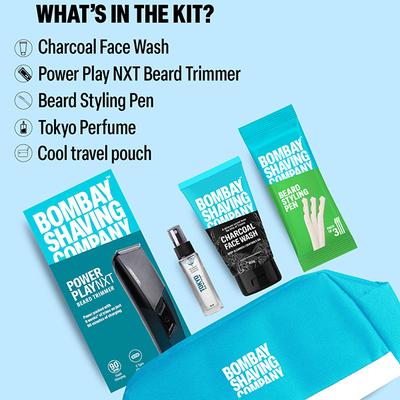 Bombay Shaving Company Beard Trimmer Kit for Men-Beard Trimmer Starter Kit-Gift Kit 1's - Trimmers