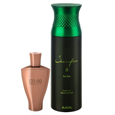 Ajmal CD 99 Mukhallat Concentrated Perfume Oil Floral Oriental And Sacrifice II For Him Deodorant Fruity Aromatic Fragrance 214 ml - Perfumes (Edt/Edp)