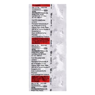 Pexep 10mg Tablet 10'S - Depression-Ant