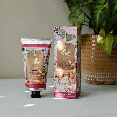 The English Soap Company - Anniversary Rose and Peony Hand Cream 75 ml - Lotions & Creams