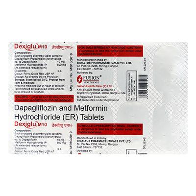 DEXIGLU M 10 Tablet 10's - Diabetes-Ant