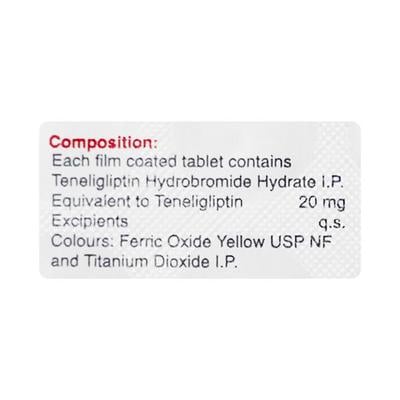 Ziten 20mg Tablet 15'S - Diabetes-Ant