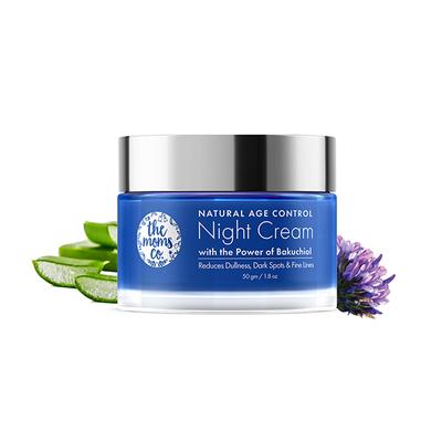 The Mom's Co. Natural Age Control Night Cream with The Power of Bakuchiol 50gm - Scrubs & Exfoliants