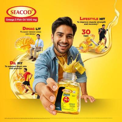 Seacod Omega 3 Fish Oil Capsule 60's - Multi-Vitamins