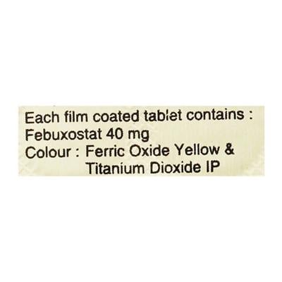 Febuxor 40mg Tablet 10'S - Gout