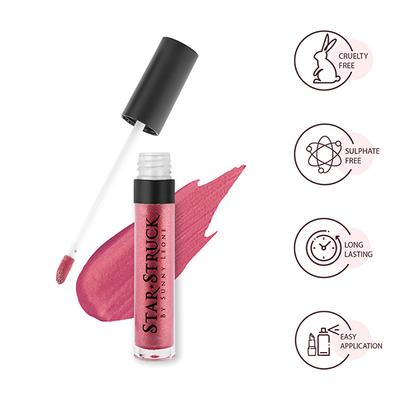 Star Struck by Sunny Leone Liquid Lip Color Berry Glimmer 5.5 ml - Liquid Lipsticks