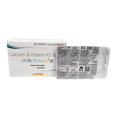 CORCIUM K2 Tablet 15's - Supplements-Cal