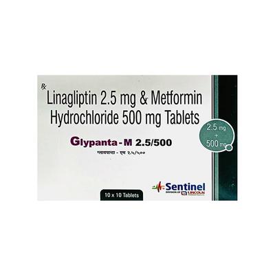 GLYPANTA M 2.5/500 Tablet 10's - Diabetes-Ant