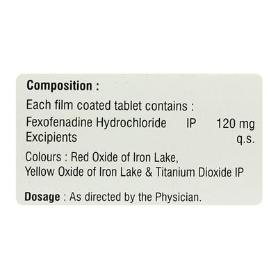 HHFEXO 120 Tablet 10's - Allergies-Ant