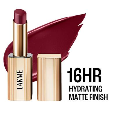 Lakme Unreal 3D Slim Bullet, Matte Finish, Wine Flair, 3.6gm - Lipsticks