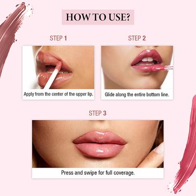 Tnw The Natural Wash Gloss To Glam Nourishing Lip Gloss- Raindrop 3 ml - Lip Glosses