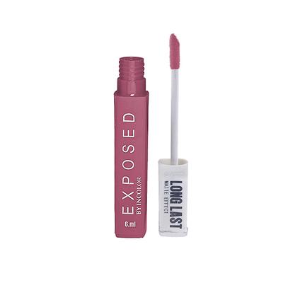 Exposed By Incolor Long Last Matte Effect Lip Gloss 04 6 Ml - Liquid Lipsticks