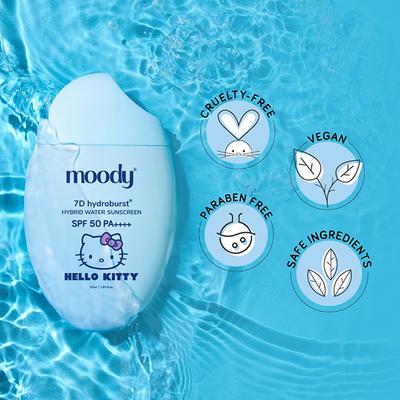Moody 7D Hydroburst(R) Hybrid Water Sunscreen SPF 50 50 ml - Face Sunscreen