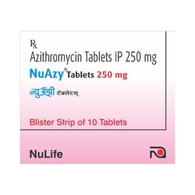 NUAZY 250mg Tablet 10's - Bacterial Infections-Mac