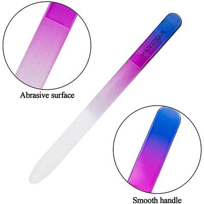 Majestique Crystal Nail File, Double Sided, Nail Care Tool - Color May Vary 1's - Manicure & Pedicure Kits