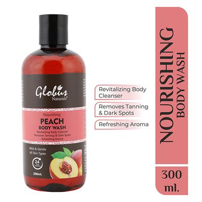 Globus Naturals Refreshing Peach Body Wash 300 ml - Shower Gels & Body Wash