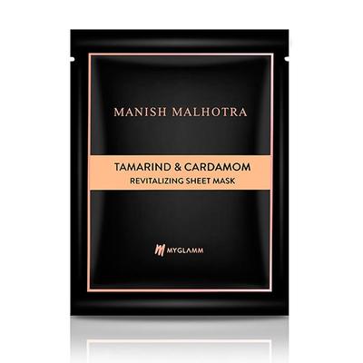 Manish Malhotra Beauty By MyGlamm Tamarind & Cardamom Revitalizing Sheet Mask 25 ml - Men Perfumes (Edt/Edp)