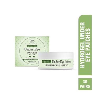 Tnw The Natural Wash Hydrogel Under Eye Patches with Green Tea and Cucumber 30's - Dark Circle & Wrinkle Busters