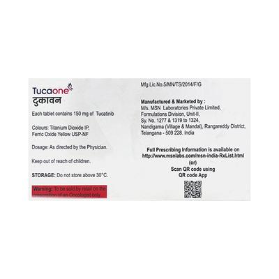TUCAONE 150mg Tablet 10's - Cancer Oncology-Cyt