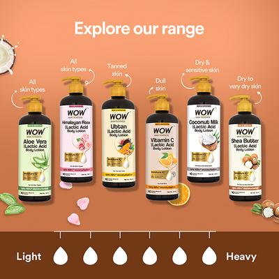 Wow Life Science Shea & Cocoa Butter Body Lotion 400 ml - Lotions & Creams