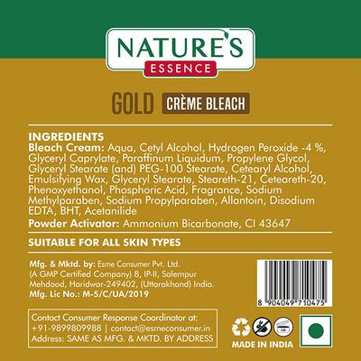 Nature's Essence Gold Creme Bleach 43 gm - Face Bleach