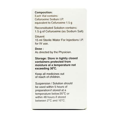 Altacef 1.5gm Injection 1's - Bacterial Infections-Cep