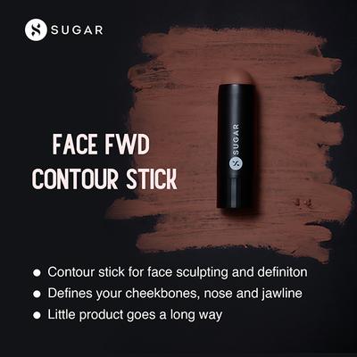 SUGAR Cosmetics Face Fwd Contour Stick - 02 Espresso Edge (Coffee Brown) 9 gm - Foundation