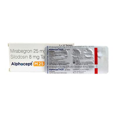 ALPHACEPT M 25 Tablet 10's - Bladder And Prostate Disorders-Dru