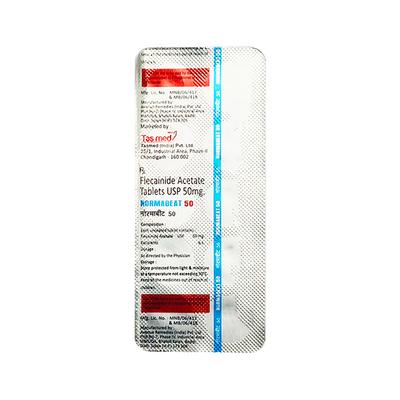NORMABEAT 50 Tablet 10's - Arrhythmiasis