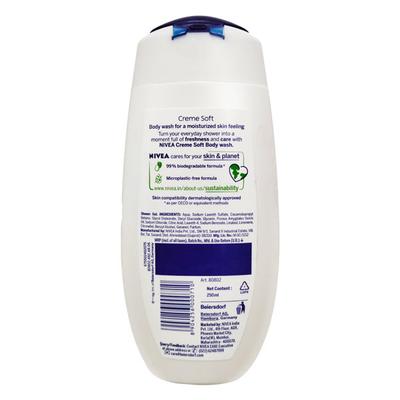 Nivea creme soft body wash - Natural Almond Oil 250 ml - Creams/Oils/Lotions
