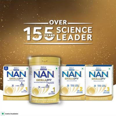 Nestle NAN Excellapro 3 (After 12 Months) Follow Up Formula Powder 400 gm - Baby And Infant Supplements