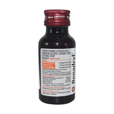Benadryl Cough Formula Syrup 50ml - Cough And Cold-Cou