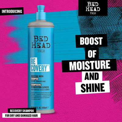 TIGI Bed Head Recovery Moisture Rush Shampoo for Dry and Damaged Hair 600 ml - Shampoos
