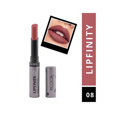 Incolor Lipfinity Lipstick 08 Nude 2.3 Gm - Lipsticks