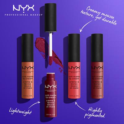 NYX Professional Makeup Soft Matte Lip Cream - Copenhagen 8 ml - Liquid Lipsticks