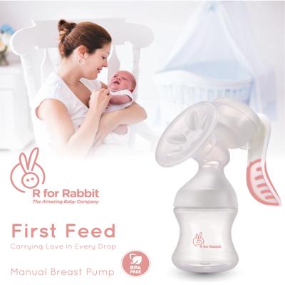 R for Rabbit First Feed Breast Pump - Pink 1's - Breast Pump