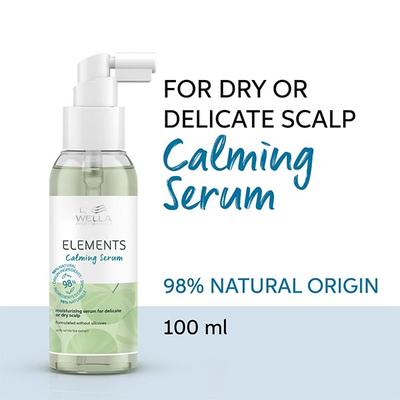 Wella Professionals Elements Calming Serum - Moisturizing Serum for delicate or dry scalp 100 ml - Hair Treatment