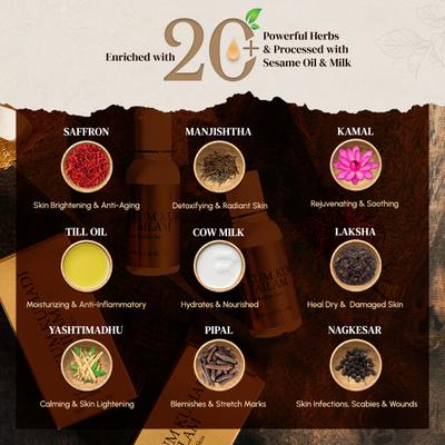 Vasu Kum Kumadi Tailam 50 ml - Face Oils