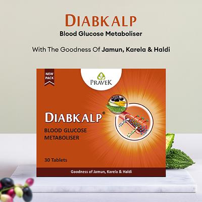 Pravek Diabkalp Tablets 30's - Diabetes Care (Ayush)