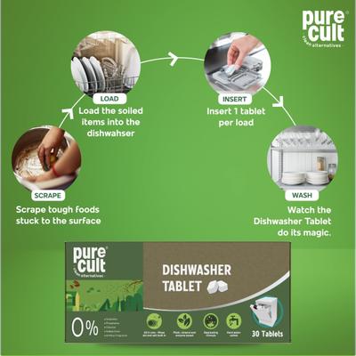 PureCult Dishwasher Tablet 600 gm - Others