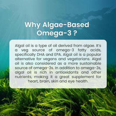 Neuherbs Deep-Sea Veg Omega Softgels 60's - Omega Fish Oil Fatty Acids