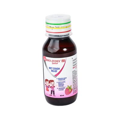 BRO ZEDEX LS JUNIOR RASPBERRY FLAVOUR Expectorant 60ml - Cough And Cold-Cou