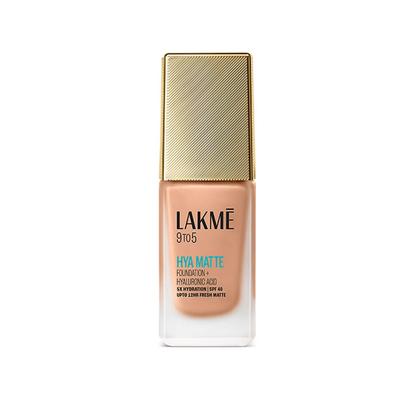 Lakme 9to5 Hya Matte Foundation + Hyaluronic Acid Cool Cinnamon 25 ml - Foundation