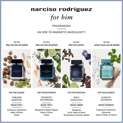 Narciso Rodriguez Vetiver Musc Edt 50 ml - Men Perfumes (Edt/Edp)