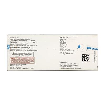 Olmetime 40mg Tablet 10'S - Hypertension-Ang