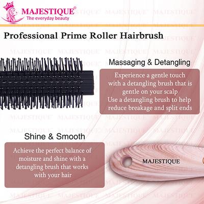 Majestique Prime Roller Hair Brush, Bio-Friendly for Blow Drying and Hair Styling 1's - Hair Brushes