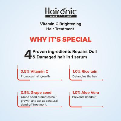 Haironic Vitamin-C Glossy Hair Serum 100 ml - Hair Treatment
