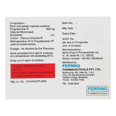 Gestone 400mg Capsule 10'S - Hormonal Therapy-Oes